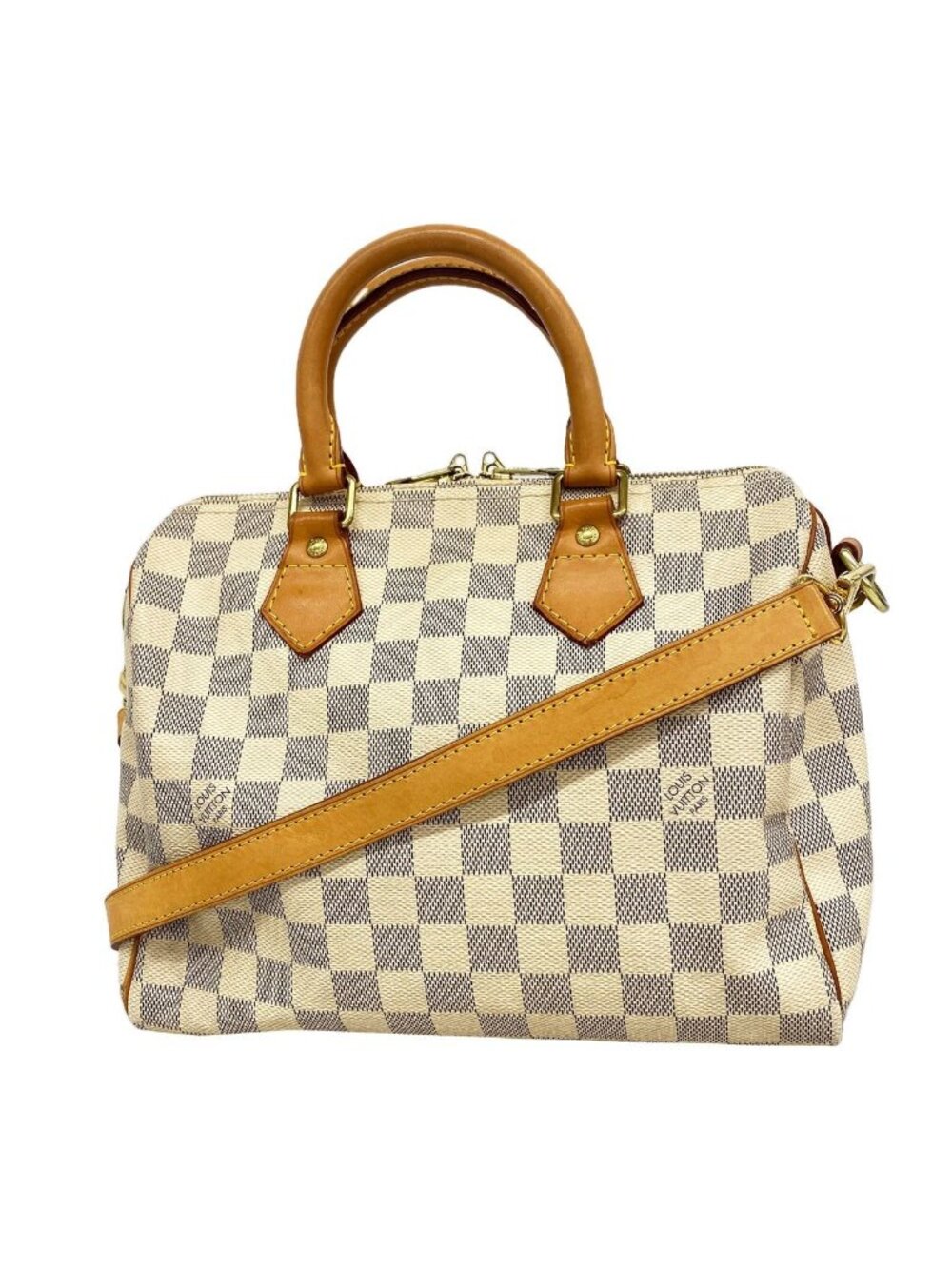 Louis Vuitton Handbag Damier Azur Speedy Bandouliere 25 White 2-Way Bag